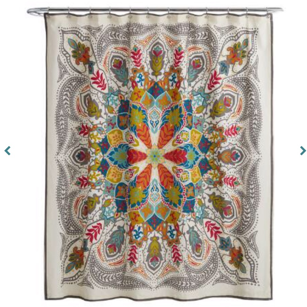 Andana medallion shower curtain 🐍